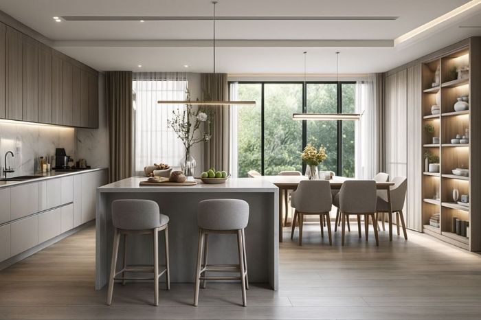 開放式廚房怎麼規劃？提升動線、收納與美感的設計指南